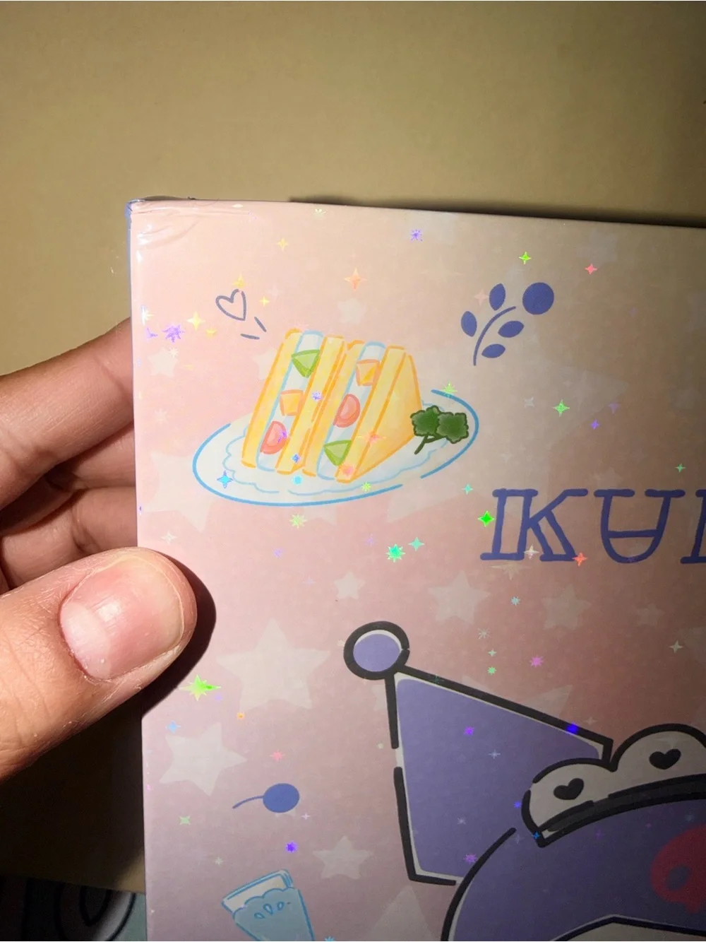 💜Sanrio Kuromi Holographic Tea Time Trading Cards Binder/Notebook